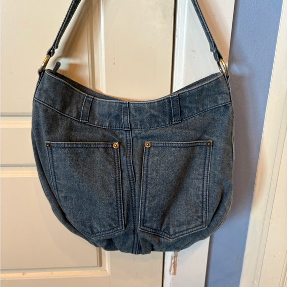 Patricia Nash Denim Shoulder Bag with Embroidery - Picture 2 of 5